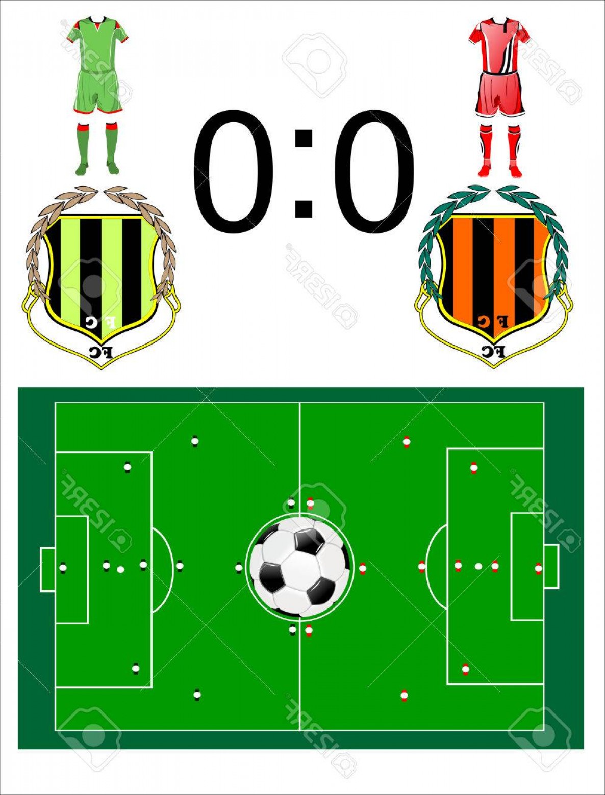 1186x1560 Photostock Vector Soccer Background Football Shape Emblem Football