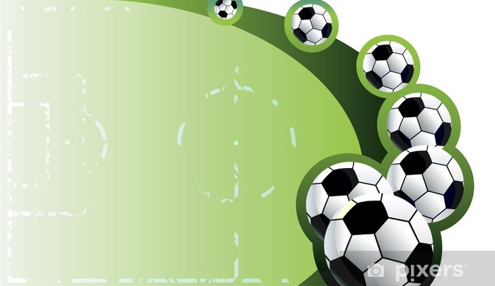 700x405 Abstract Soccer Background Vector Illustration Wall Mural