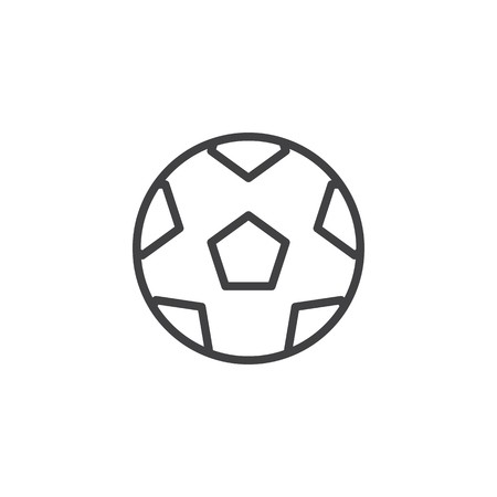 Soccer Ball Line Icon Linear Style Sign For Mobile Concept 450x450 Soccer Ball Line Icon Linear Style Sign For Mobile Concept