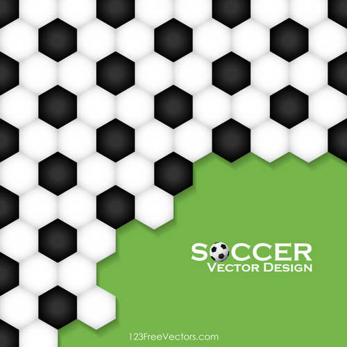 Soccer Ball Pattern Vector