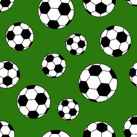 450x450 Seamless Soccer Ball Pattern Background Royalty Free Vector Graphics