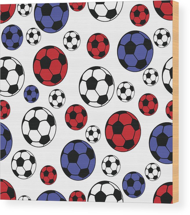 656x740 Football Balls Seamless Pattern, Vector Sport Background White