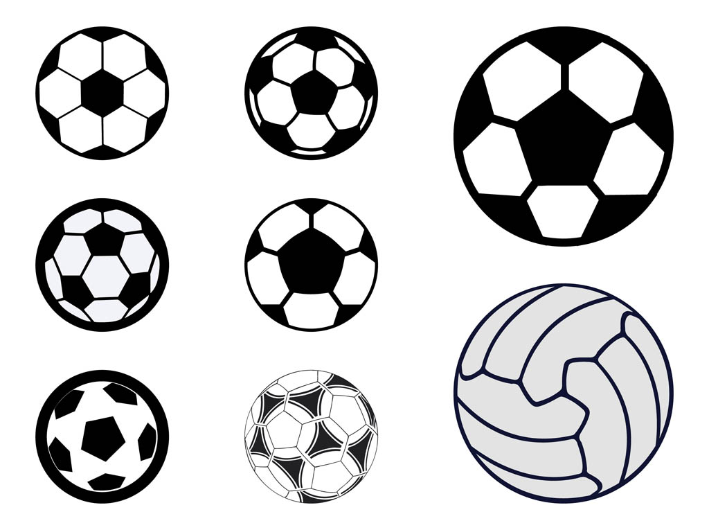 Sports Balls Set Free Vectors Ui Download 1024x765 Sports Balls Set Free Vectors Ui Download