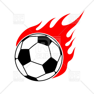 400x400 Fire Soccer Ball Vector Image Of Icons And Emblems Maryvalery