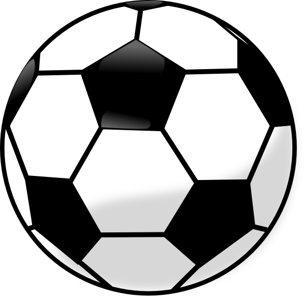 600x590 Soccer Ball Vector Clip Art