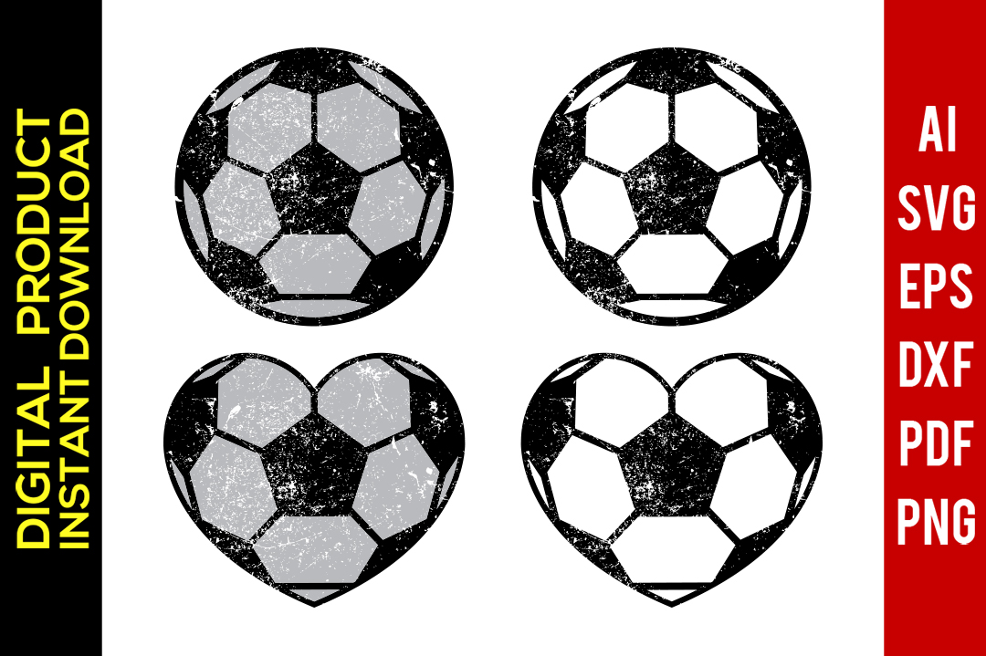 1080x719 Soccer Distressed Soccer Distressed Silhouette