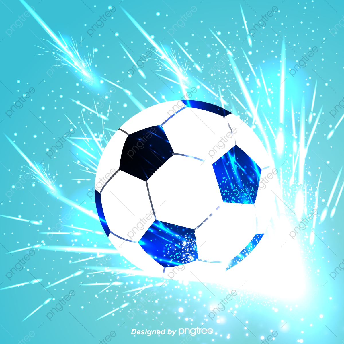 1200x1200 Vector Painted Soccer, Soccer Clipart, Football, Cartoon Soccer