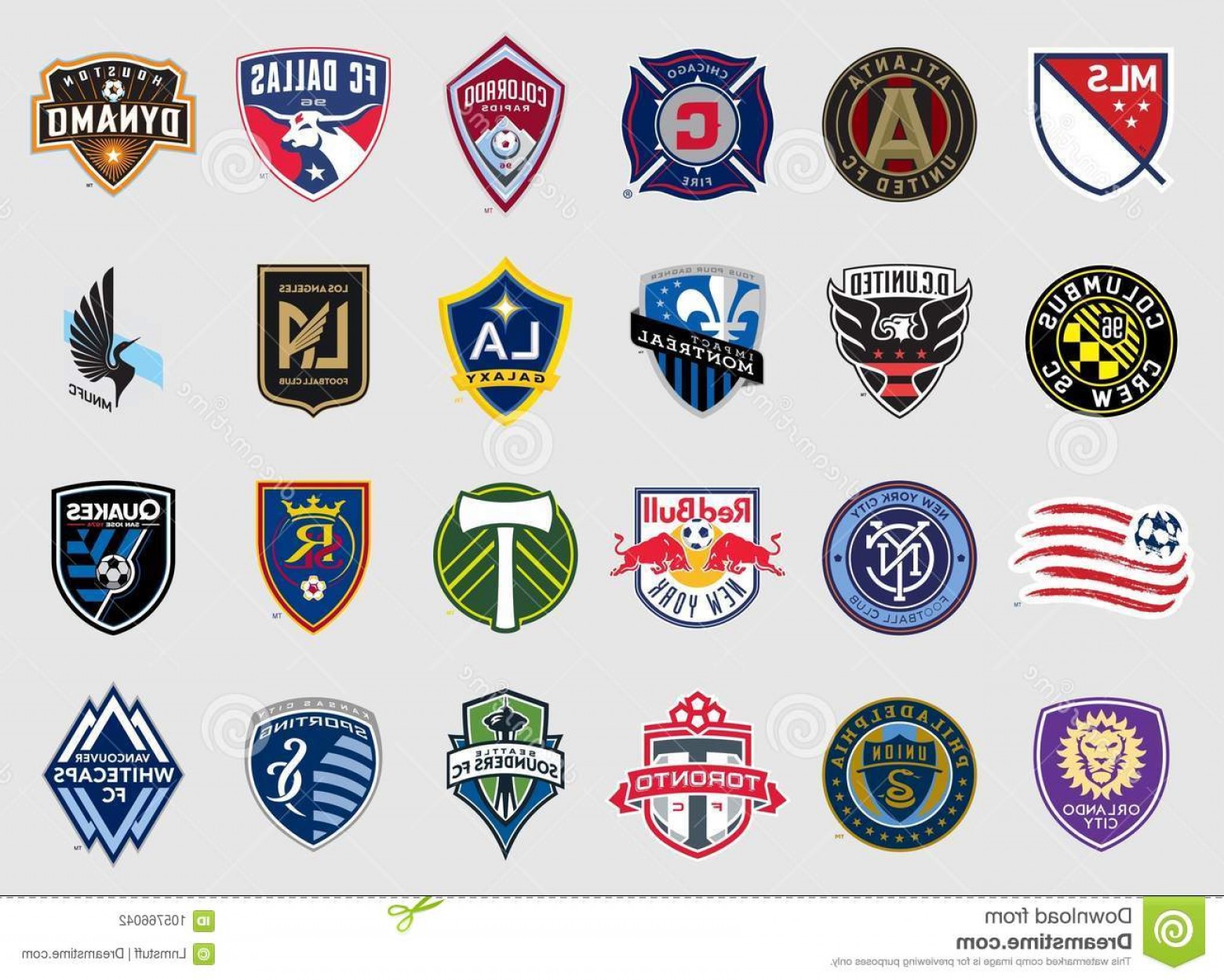 1560x1249 Major League Soccer Teams Logos Vector High Quality Official Logo