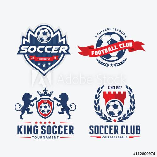 500x500 Soccer Club Logo,football Logo,vector Logo Template