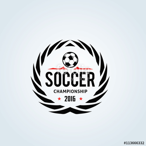 500x500 Soccer Club Logo,soccer Logo,football Logo,vector Logo Template