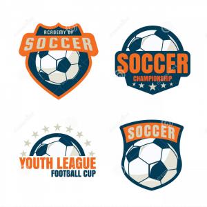 300x300 Stock Illustration Football Badge Logo Template Collection Design
