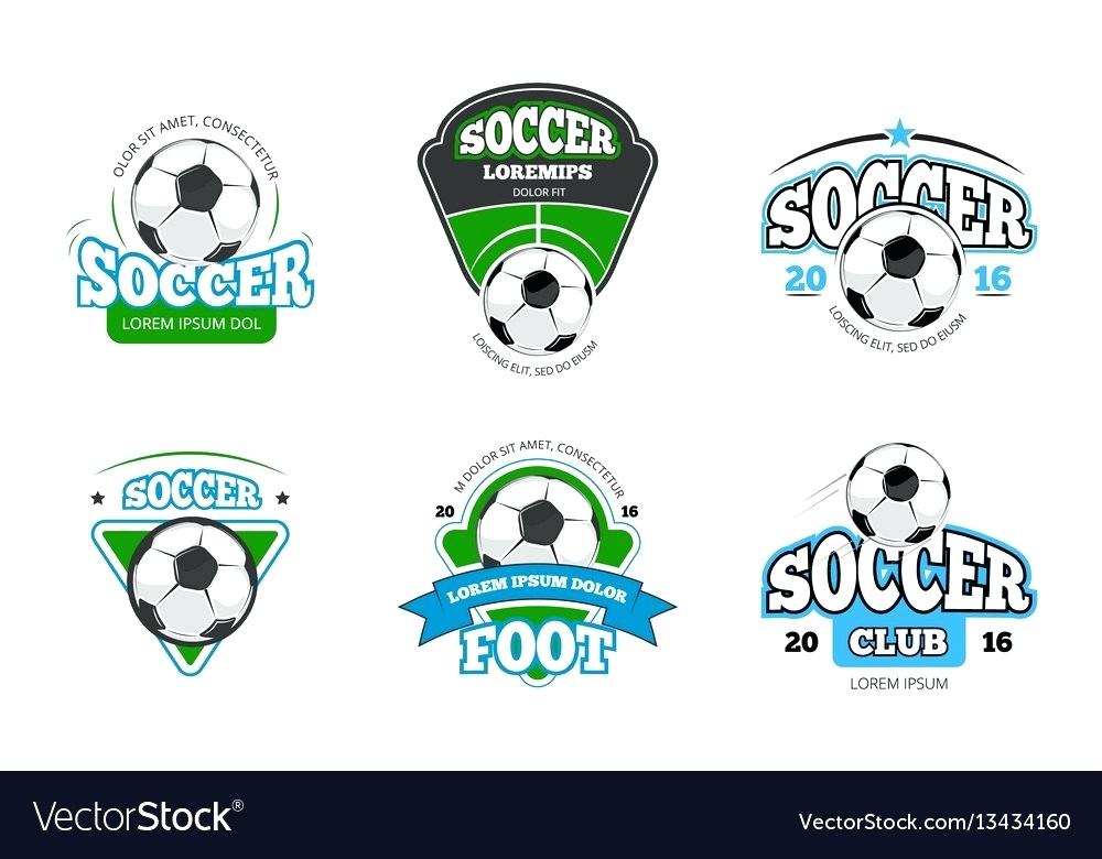 1000x780 Football Soccer Club Logo Badge Templates Vector Image Crest