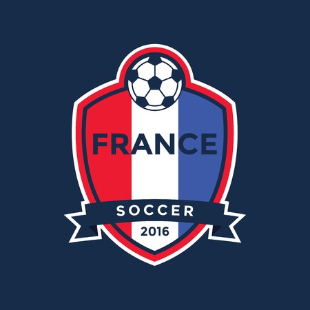 450x450 France Championship Soccer Crest Vector Royalty Free Vector Graphics