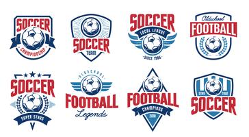 364x200 Soccer Emblem Free Vector Art
