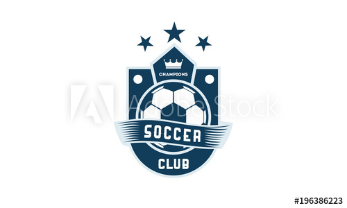 500x300 Soccer Football Badge With Shield Logo Designs, Soccer Emblem Logo