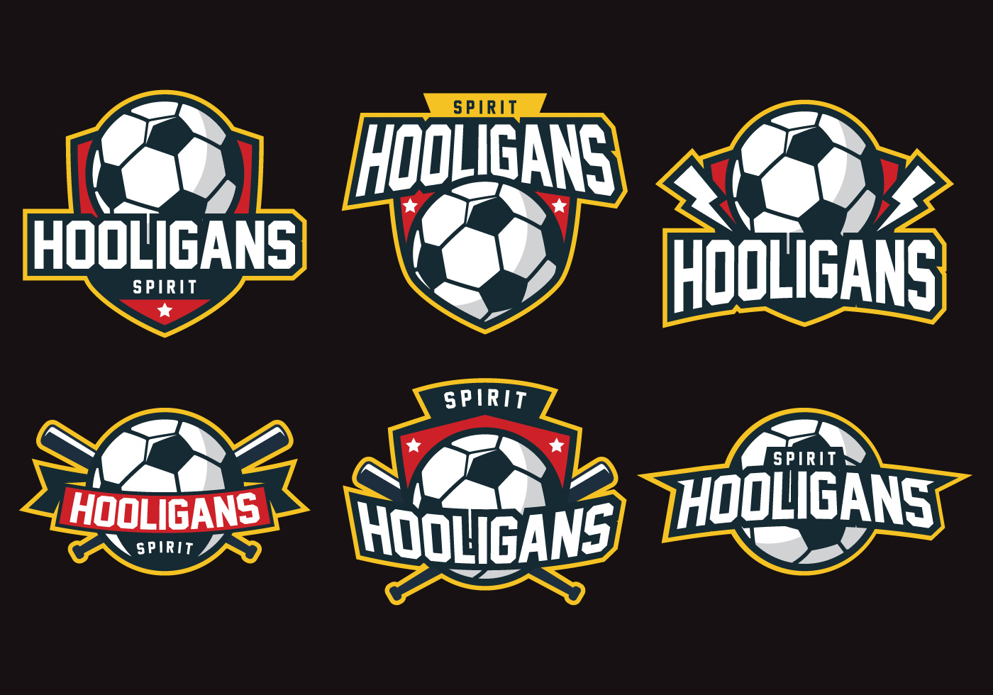 1400x980 Soccer Logo Free Vector Art