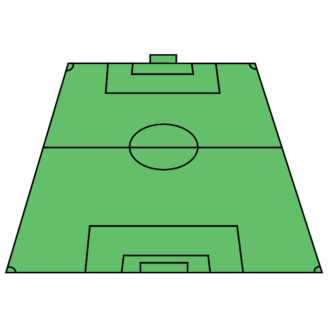 Soccer Field Vector Image 660x660 Soccer Field Vector Image