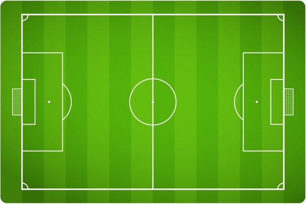 Soccer Field Free Vector In Adobe Illustrator 600x401 Soccer Field Free Vector In Adobe Illustrator