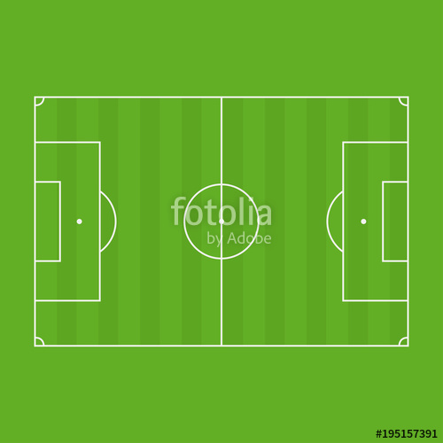 Soccer Field Standard Lines Football Field Vector Illustration 500x500 Soccer Field Standard Lines Football Field Vector Illustration