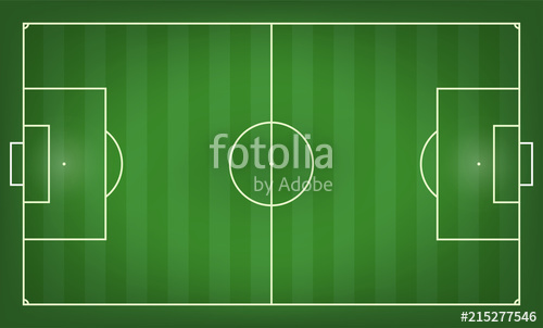 Soccer Field Vector Illustration Top View Stock Image 500x302 Soccer Field Vector Illustration Top View Stock Image