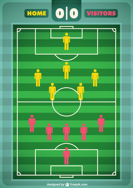 Vector Soccer Field Free Vector Download 260x368 Vector Soccer Field Free Vector Download