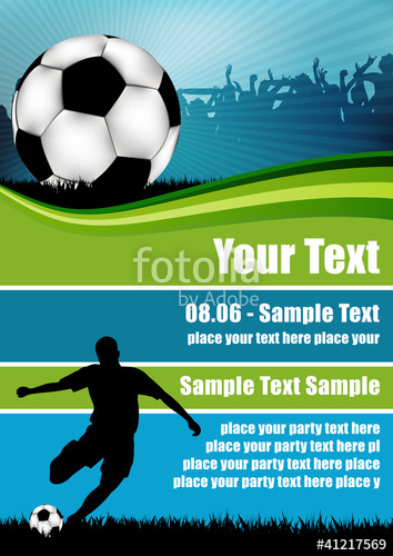 354x500 Soccer Flyer Stock Image And Royalty Free Vector On Fotolia