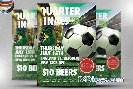 450x299 Soccer Flyer Template Free Download Photoshop Vector Stock