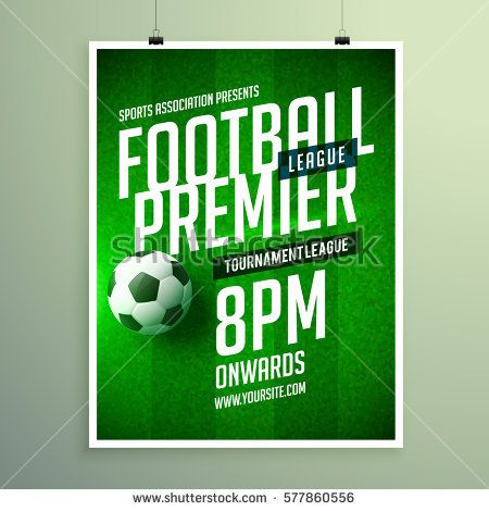 450x470 Soccer League Flyer Design Sports Invitation Template Test Board