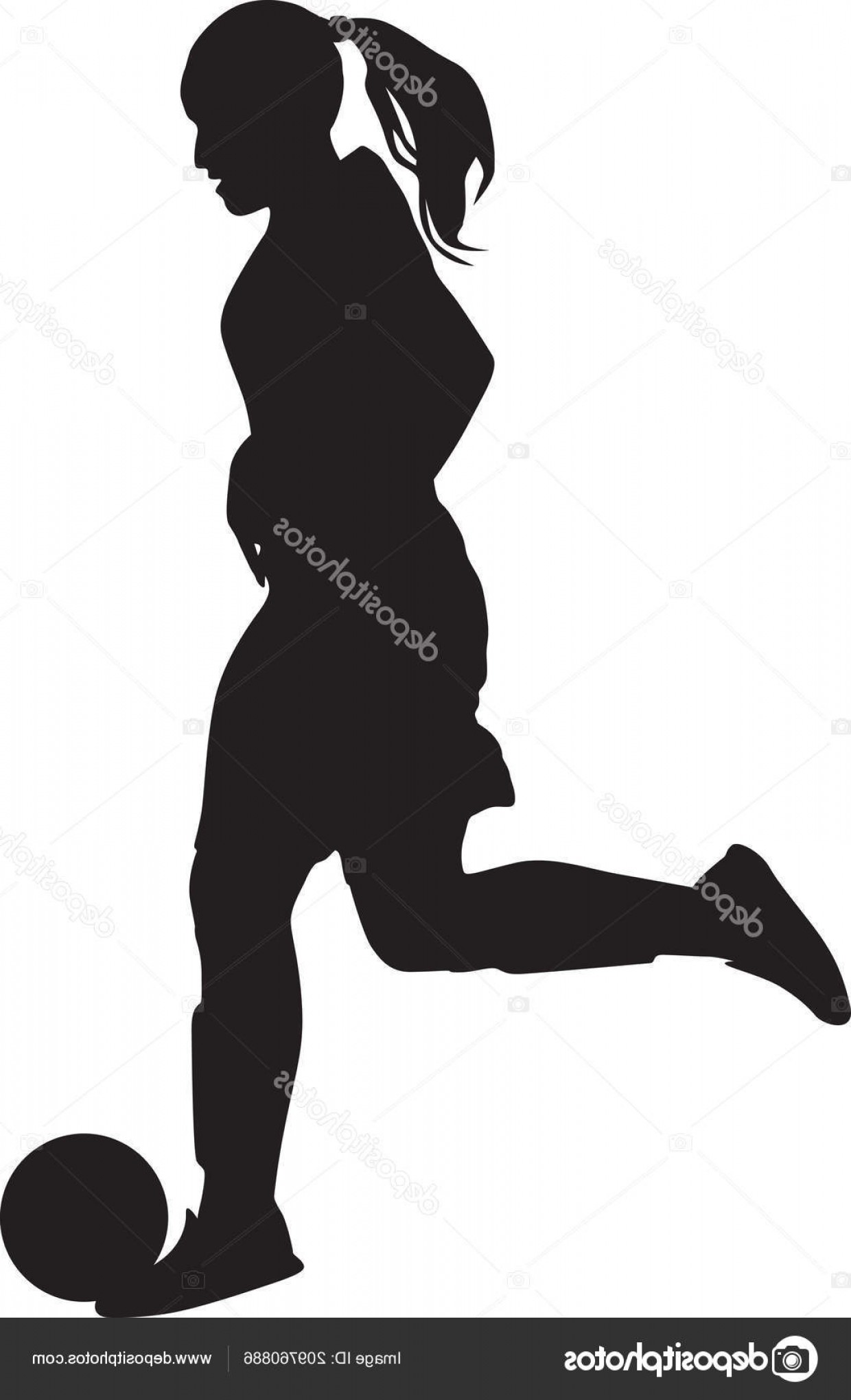 1240x2040 Girl Soccer Player Vector Lamaison