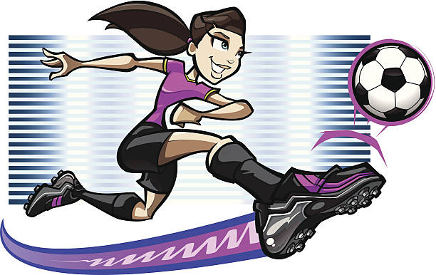 612x386 Girls Soccer Clipart Free