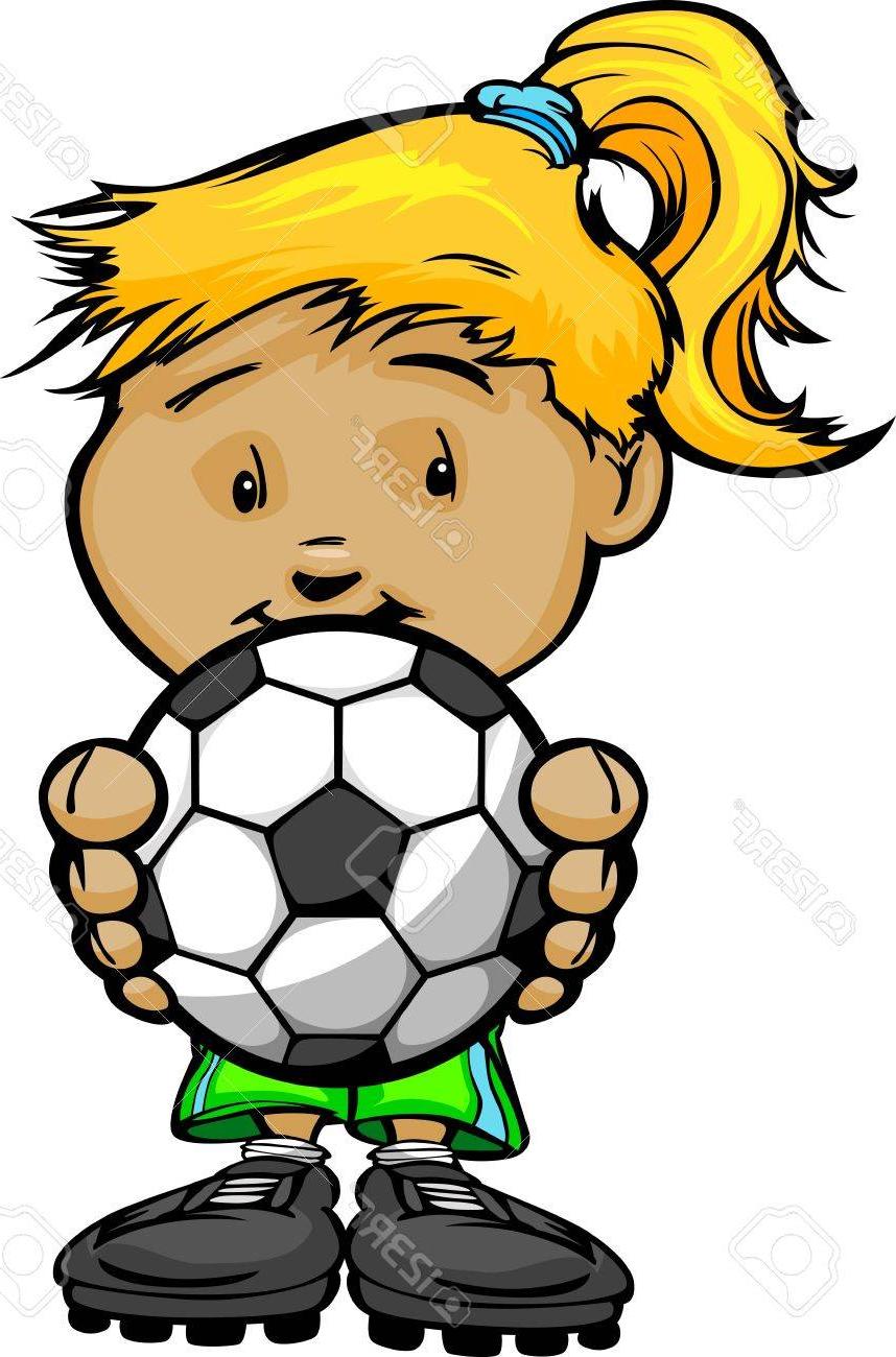 858x1300 Hd Soccer Girl Cartoon Vector Pictures Free Vector Art, Images