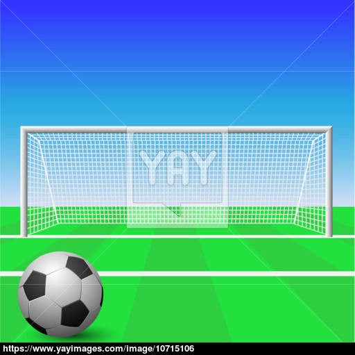 512x511 Soccer Goal Vector