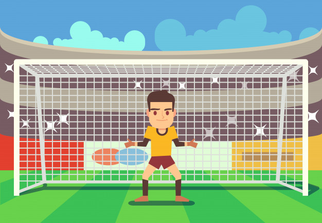 Soccer Goalkeeper Vector At Collection Of Soccer