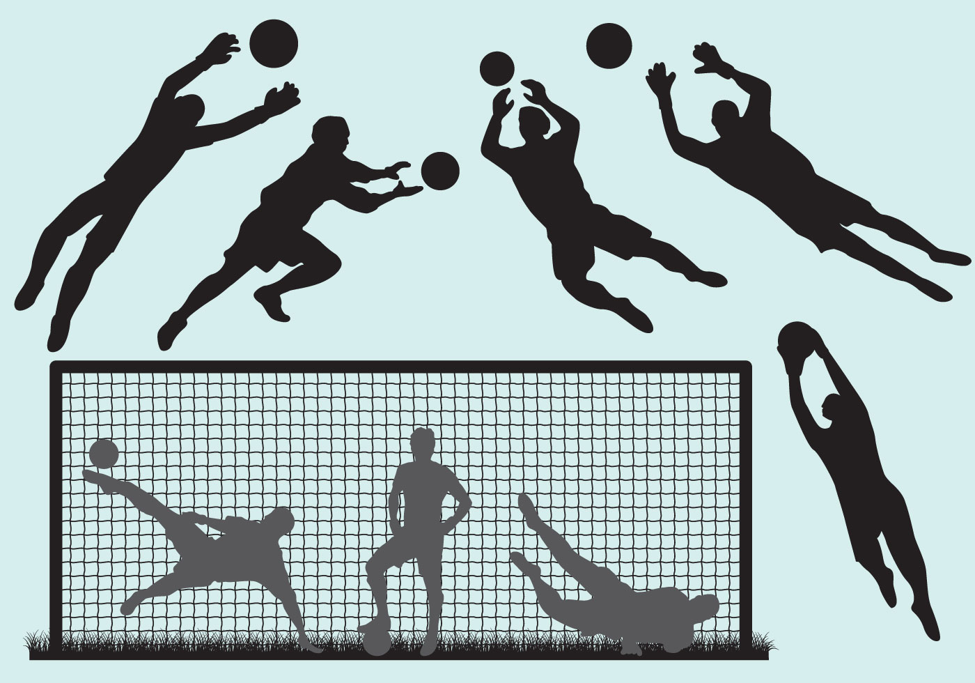 Soccer Goalkeeper Vector at Vectorified.com | Collection of Soccer ...