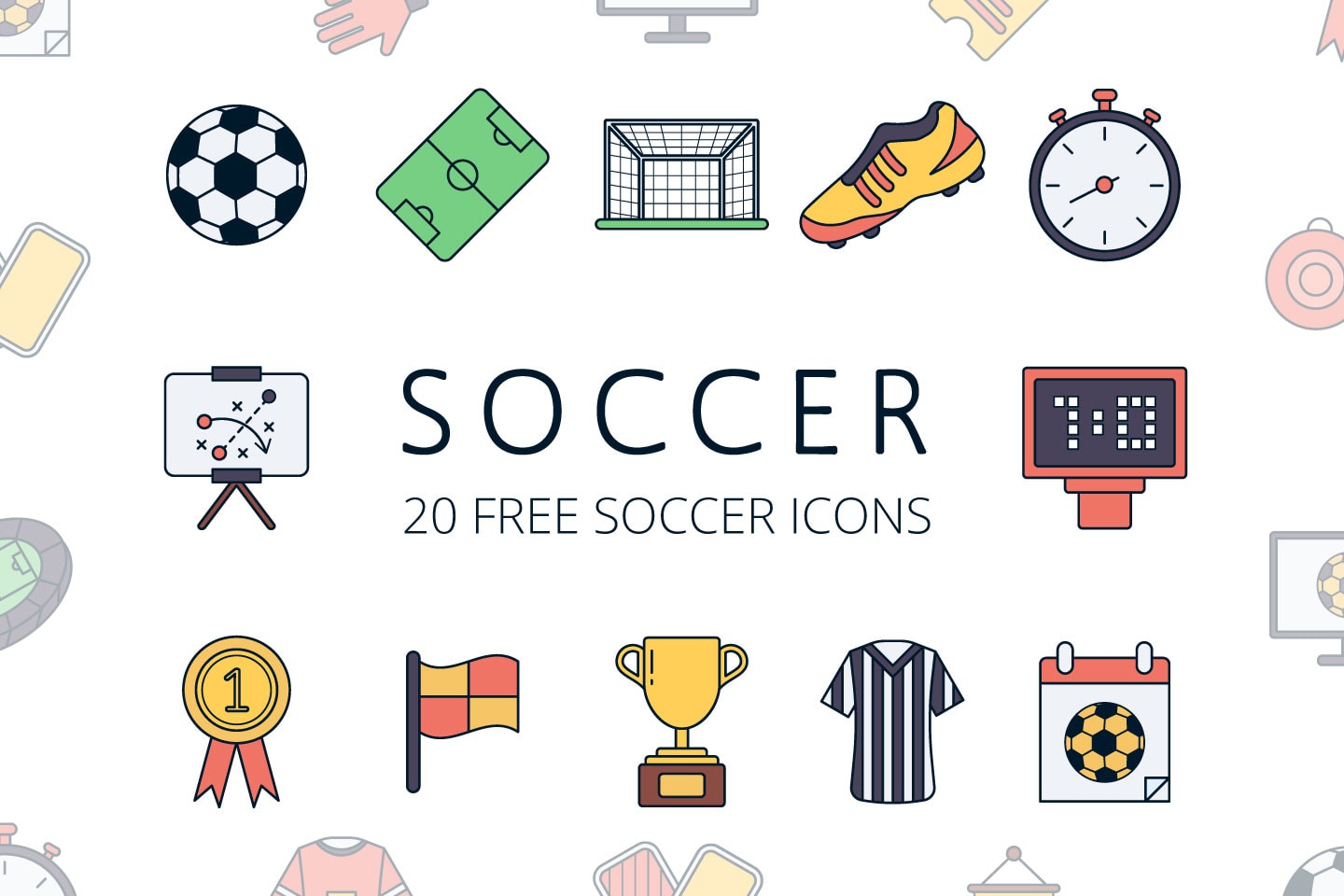 Soccer Vector Free Icon Set 1440x960 Soccer Vector Free Icon Set