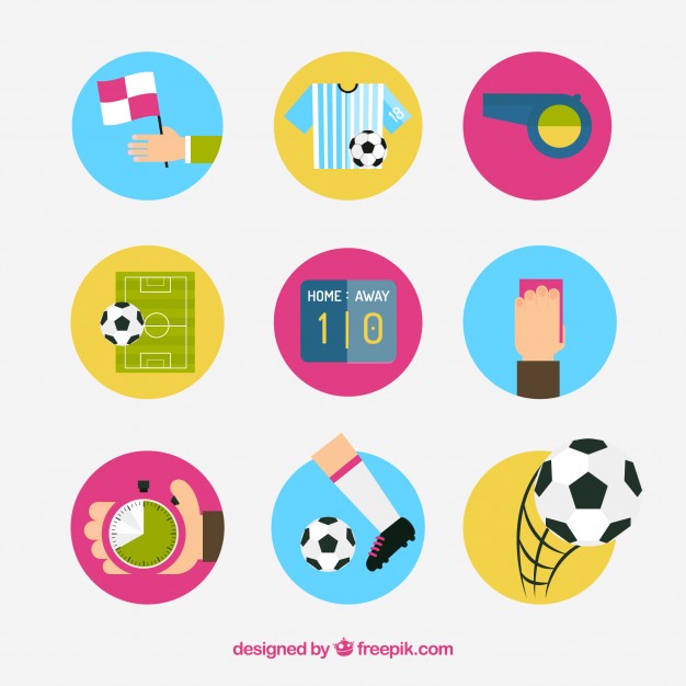 Vector Soccer Icon Set Vector Free Download 626x626 Vector Soccer Icon Set Vector Free Download