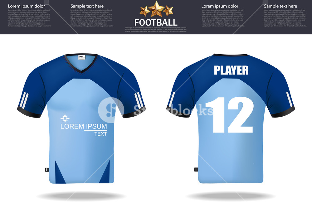 1000x715 Football T Shirts Vector Design Template For Soccer Jersey