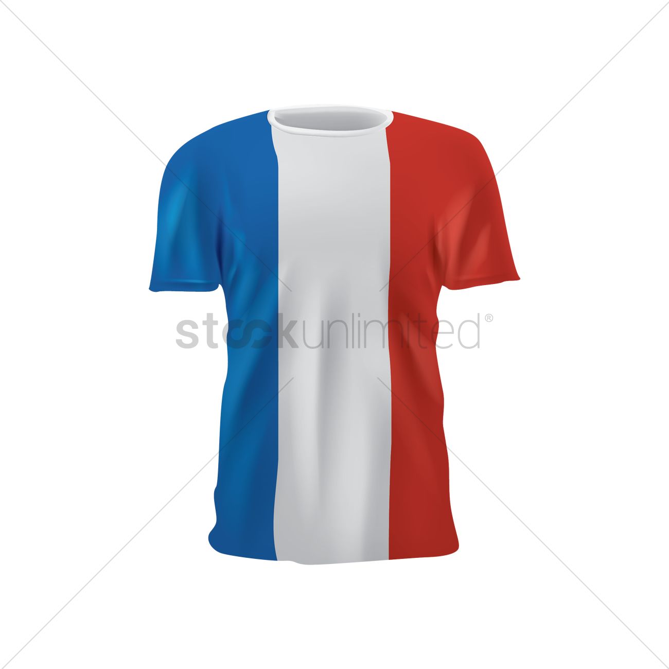 1300x1300 France Soccer Jersey Vector Image