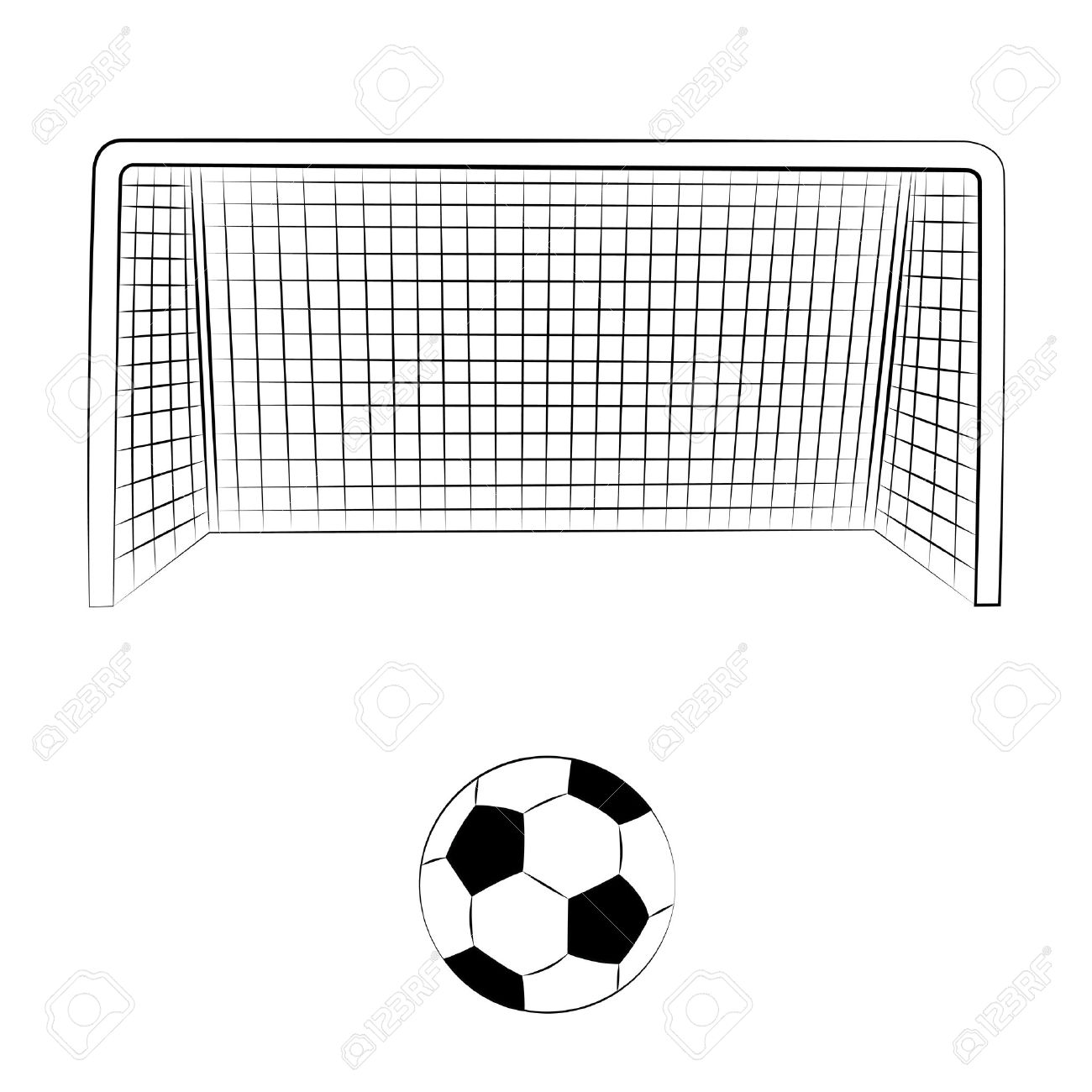 Soccer Goal Net Clipart 1300x1300 Soccer Goal Net Clipart
