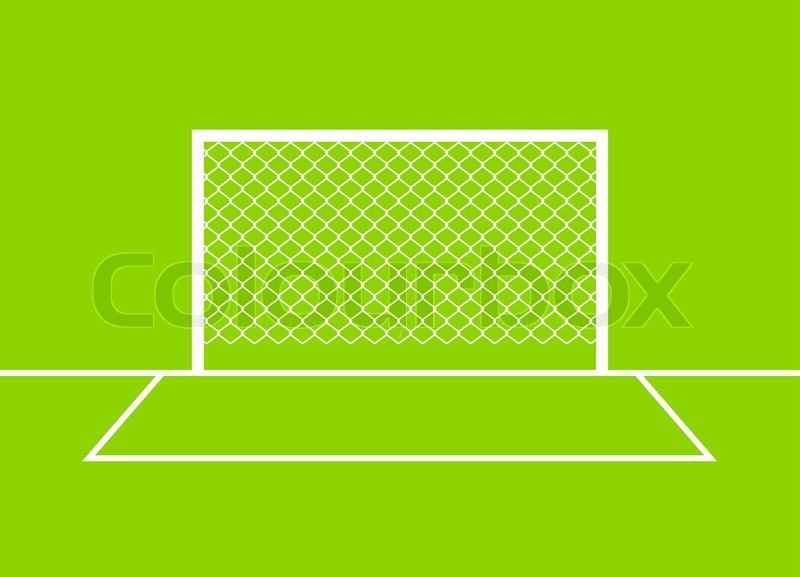 Soccer Goal Front View Vector Stock Vector Colourbox 800x577 Soccer Goal Front View Vector Stock Vector Colourbox