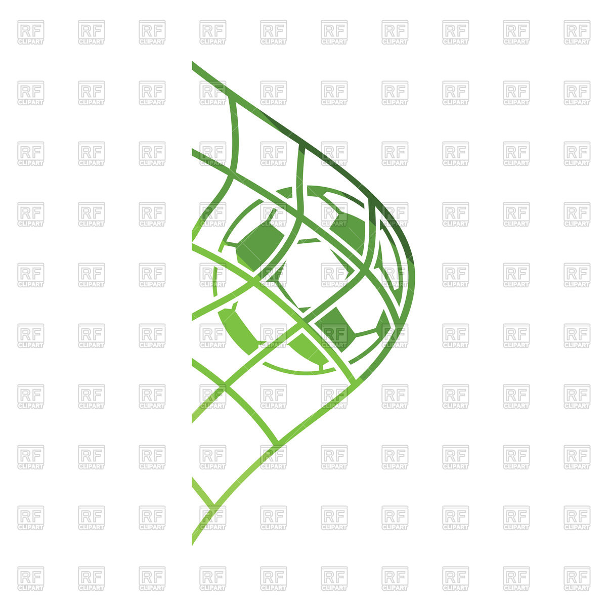 Flat Color Design Of Soccer Ball In Gate Net Icon Vector Image 1200x1200 Flat Color Design Of Soccer Ball In Gate Net Icon Vector Image