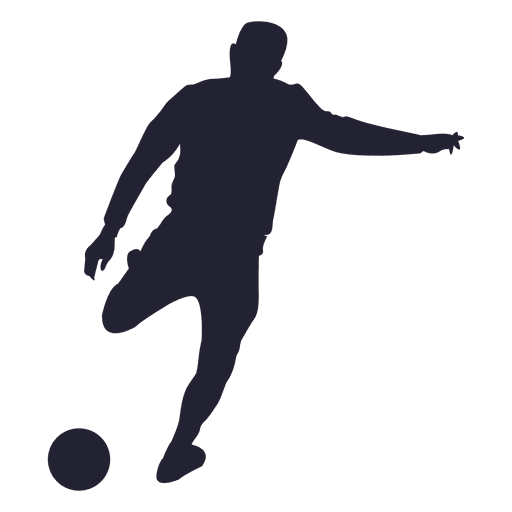 512x512 Soccer Player Silhouette