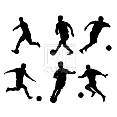 400x400 Soccer Players Silhouette Free Vector Image Vector Artwork