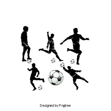 360x360 Vector Football Soccer Player,silhouette Figures,football,football