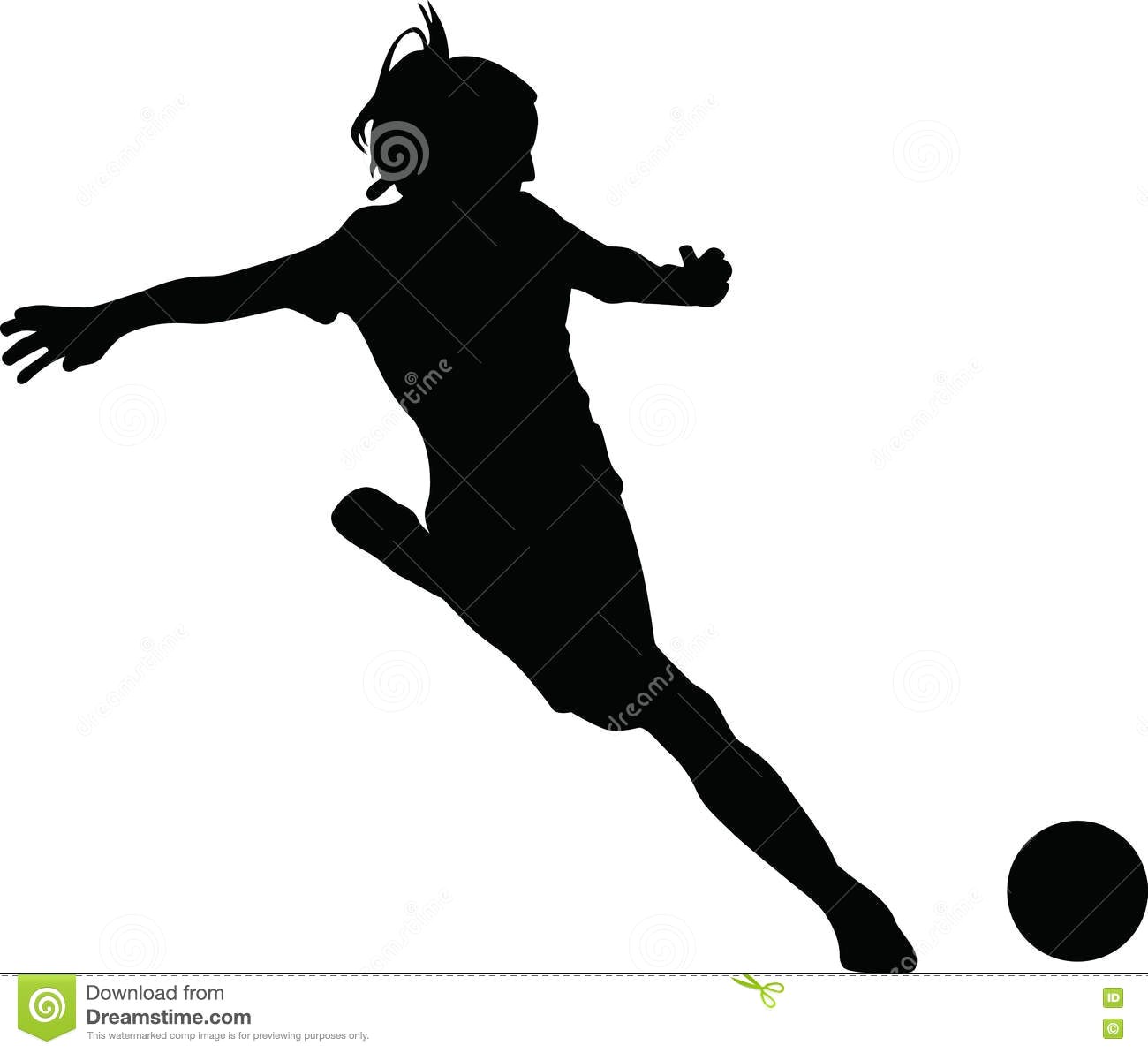 1300x1192 Woman Soccer Player Silhouette Vector Girl Clip Art
