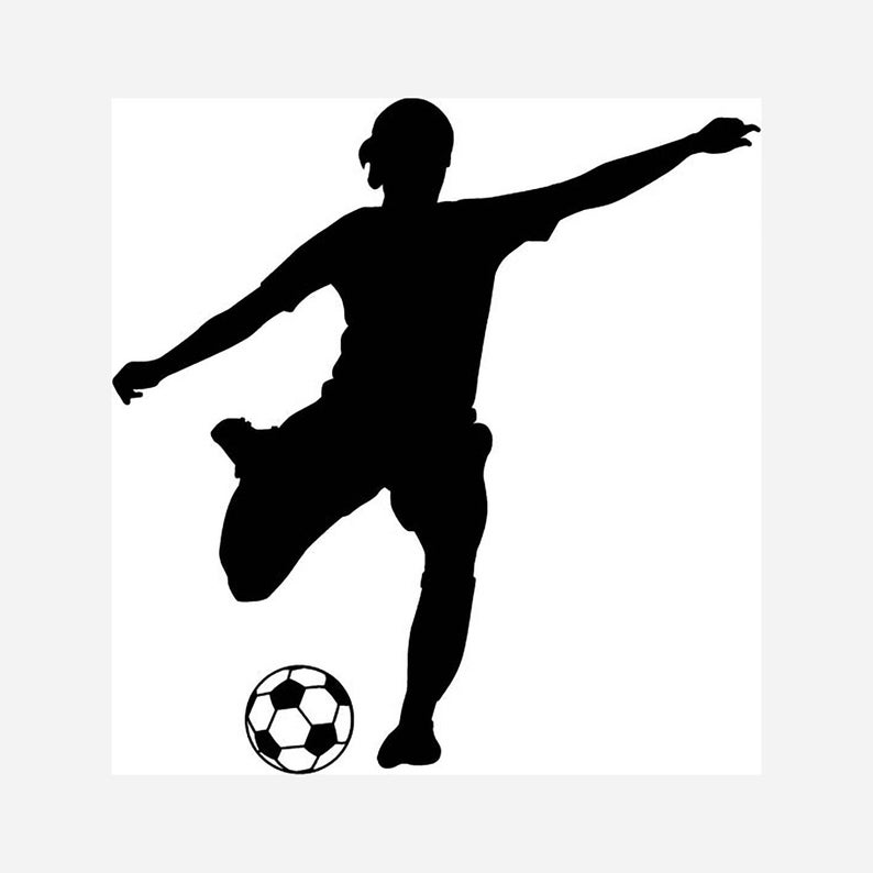 794x794 Female Soccer Player Instant Download Vector A Etsy