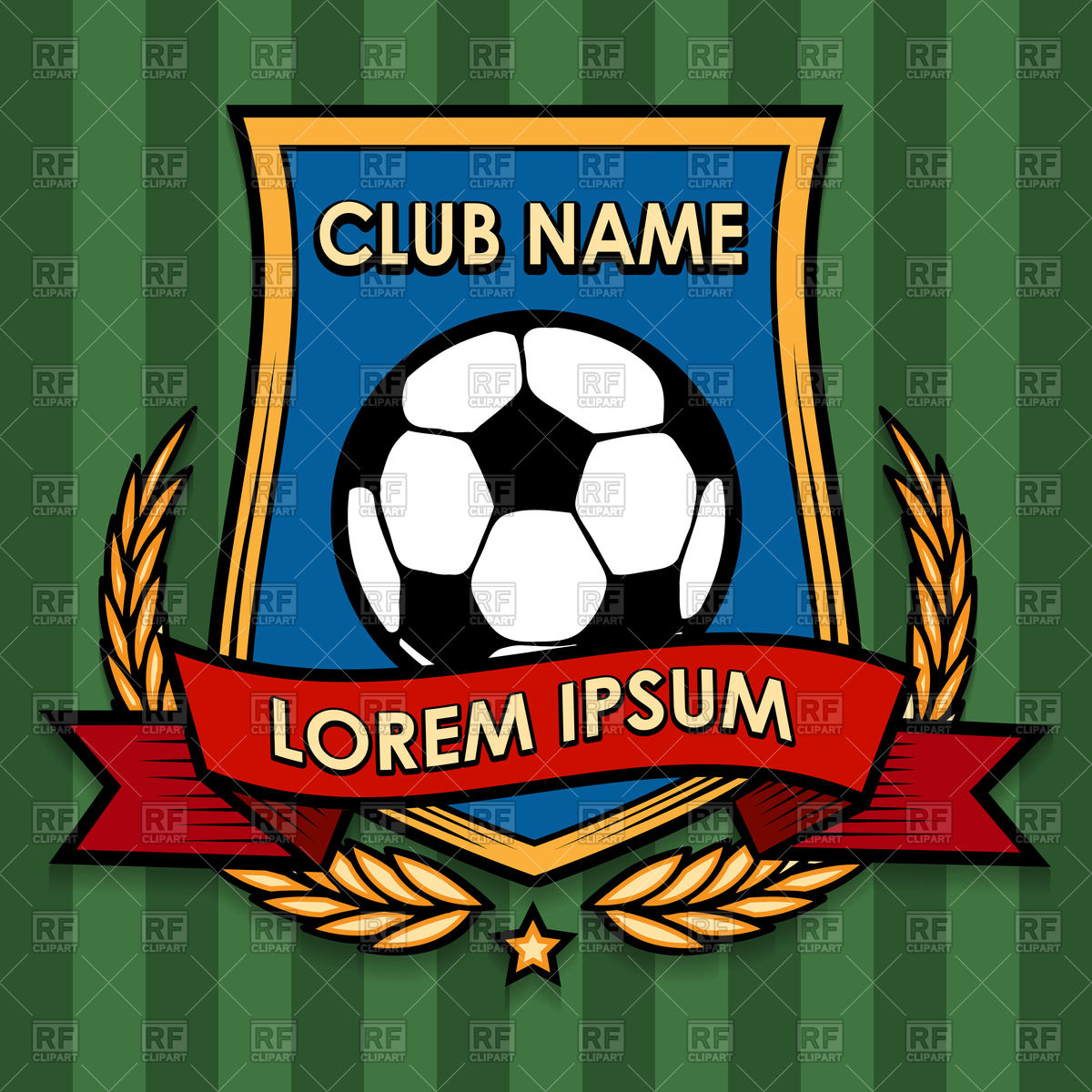 1200x1200 Modern Soccer Shield Emblem Vector Image Of Sport And Leisure