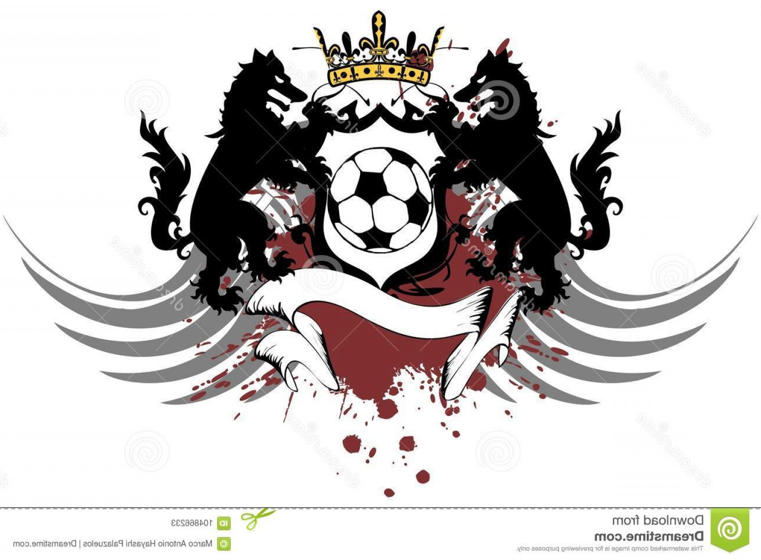 1560x1148 Shield Heraldic Black Wolf Tattoo Soccer Futbol Crest Heraldic
