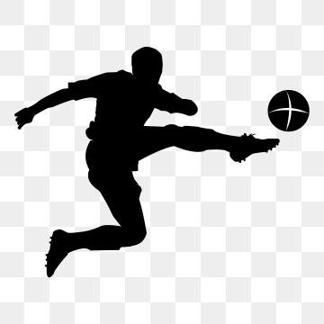 360x360 Soccer Silhouette Png Images Vector And Free