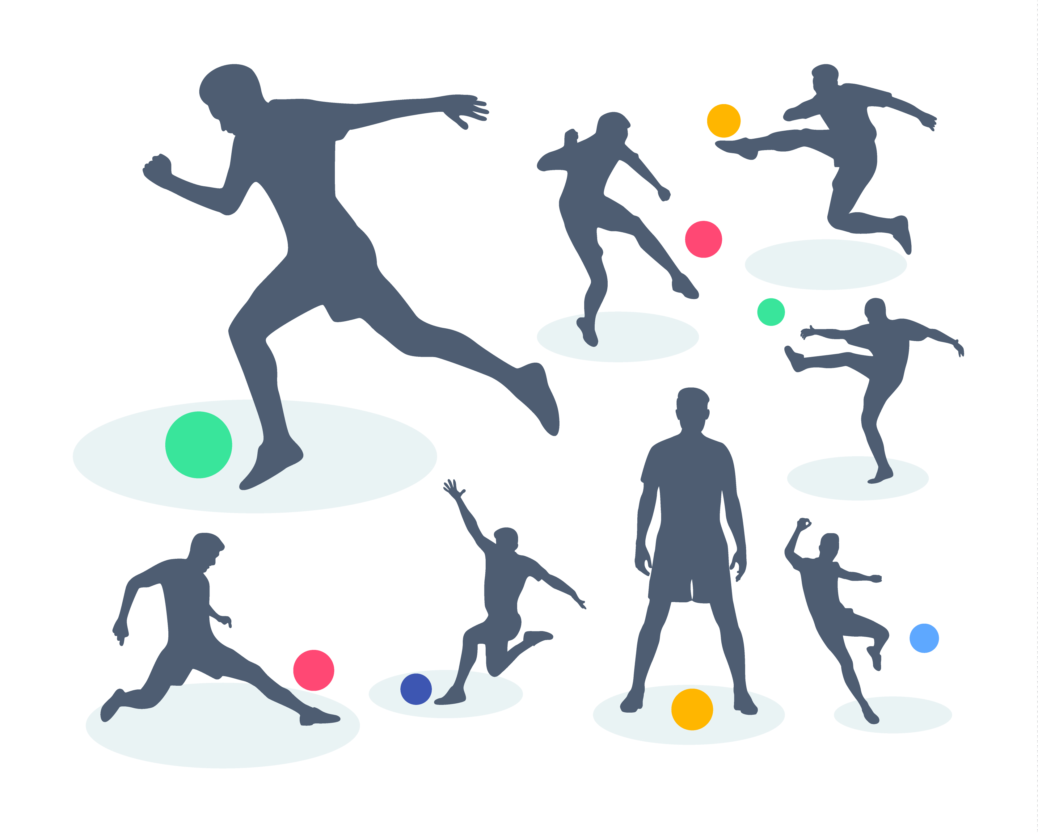 3360x2700 Free Vector Soccer Silhouette Frebers